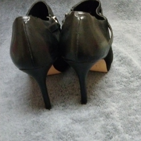 WHBM - SUEDE HIGH-HEEL ANKLE BOOTIES size 9.5 - Picture 5 of 9